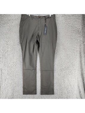 Nifty Genius Pants Mens 34x34 Truffle Brown Stretch Mid Rise Chino *NWT*